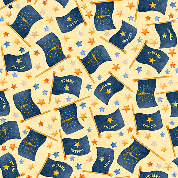 INDIANA SHOP HOP 2026-Indiana Flags-BUTTER